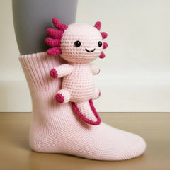 Plush Crochet Animal Cute Christmas Socks