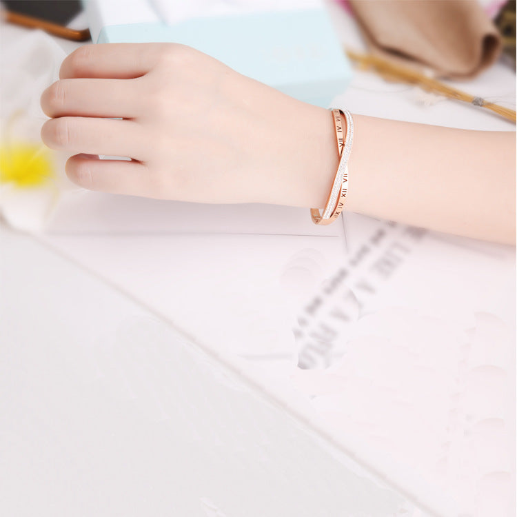 Women's Hot Style Roman Word  Bracelet