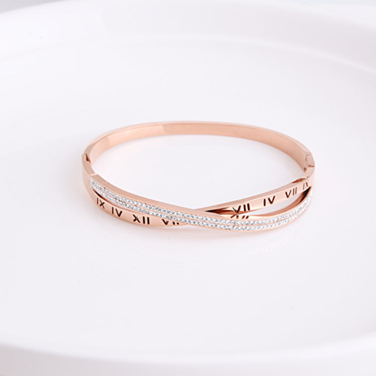 Women's Hot Style Roman Word  Bracelet