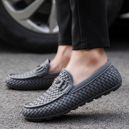 Breathable flat bean shoes