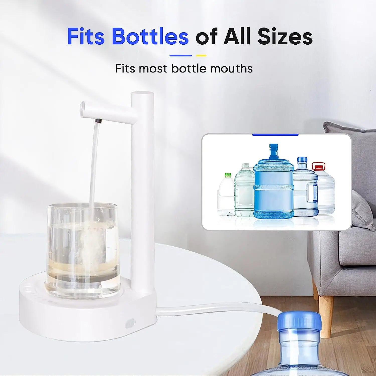 Desktop Water Bottle Dispenser, Smart Table Water Dispenser