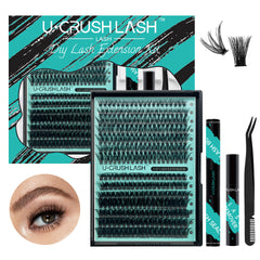 Segmented Self-grafting Single Cluster False Eyelashes Suit