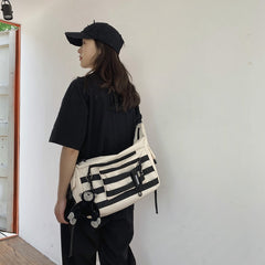 Hip Hop Japanese Casual And Versatile Satchel