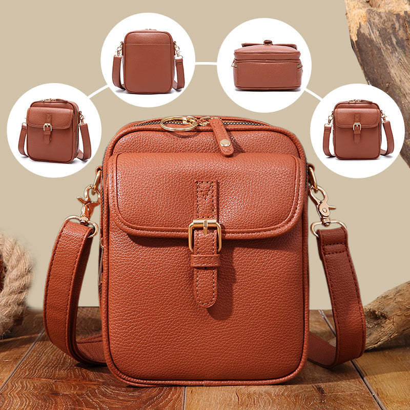 Unisex Vintage Large Capacity Messenger Bag Storage